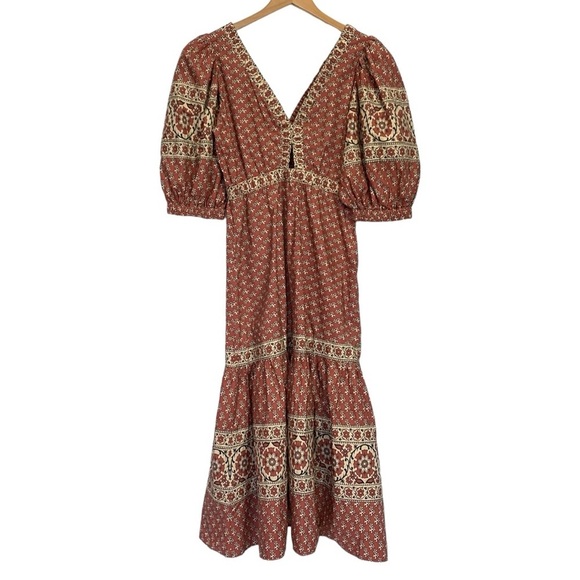 Sea New York Fernanda Tile Print Cotton Dress - Picture 5 of 12